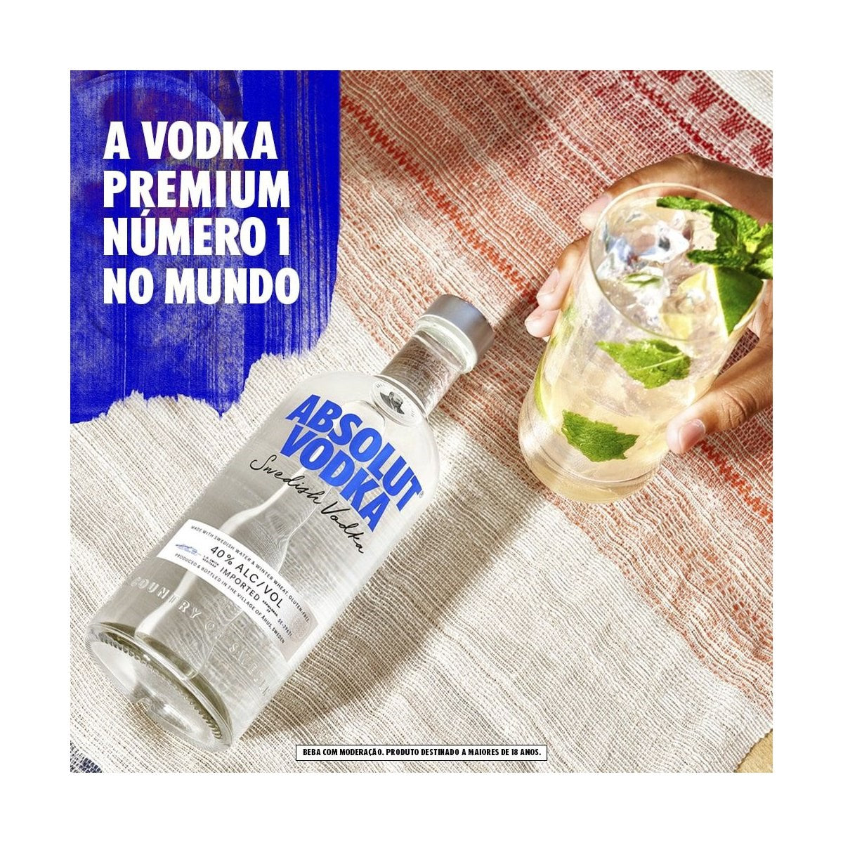 Vodka Absolut 1L - Hollister