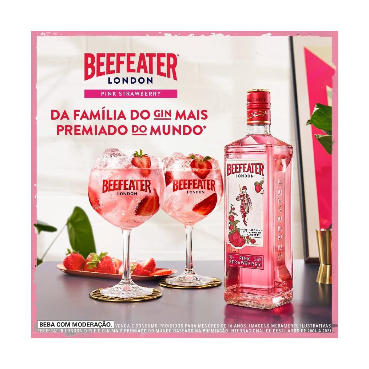 Gin Beefeater Pink 750ml - Hollister