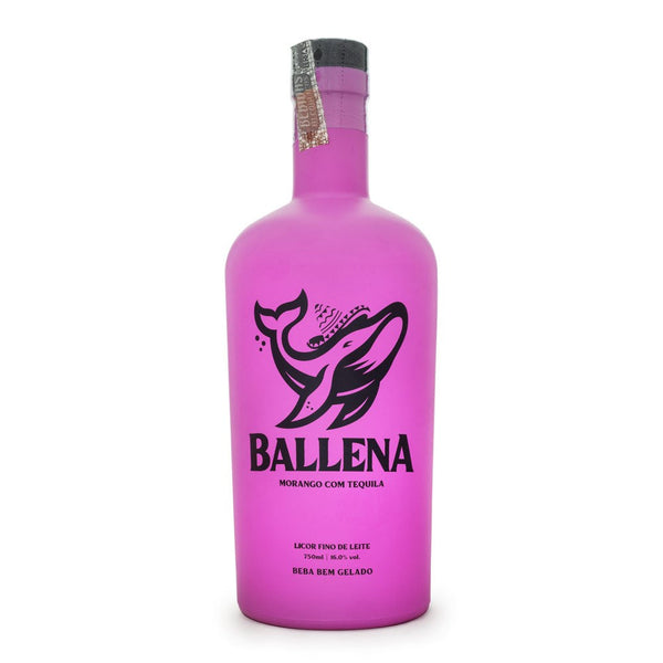 Ballena - Creme de Morango com Tequila - Licor Fino de Leite 750ml - Hollister