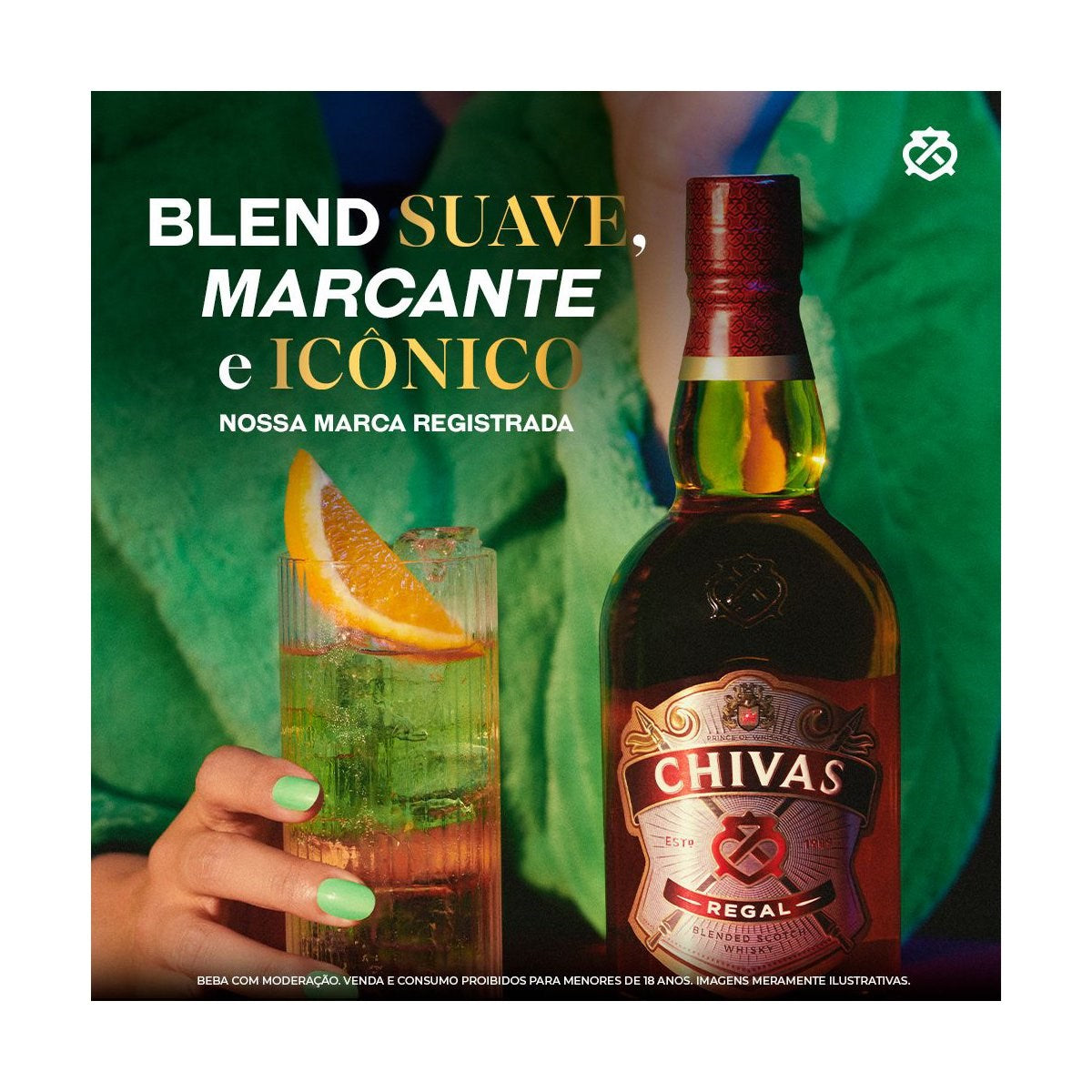 Chivas Regal 12 Anos Blended Scotch Whisky 1L - Hollister