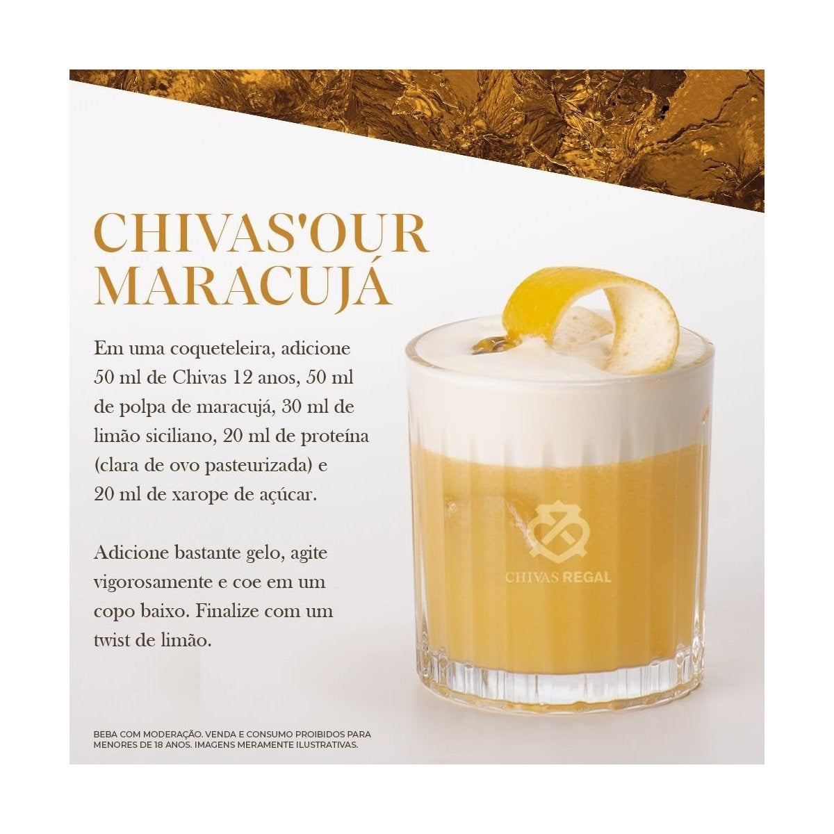 Chivas Regal 12 Anos Blended Scotch Whisky 1L - Hollister