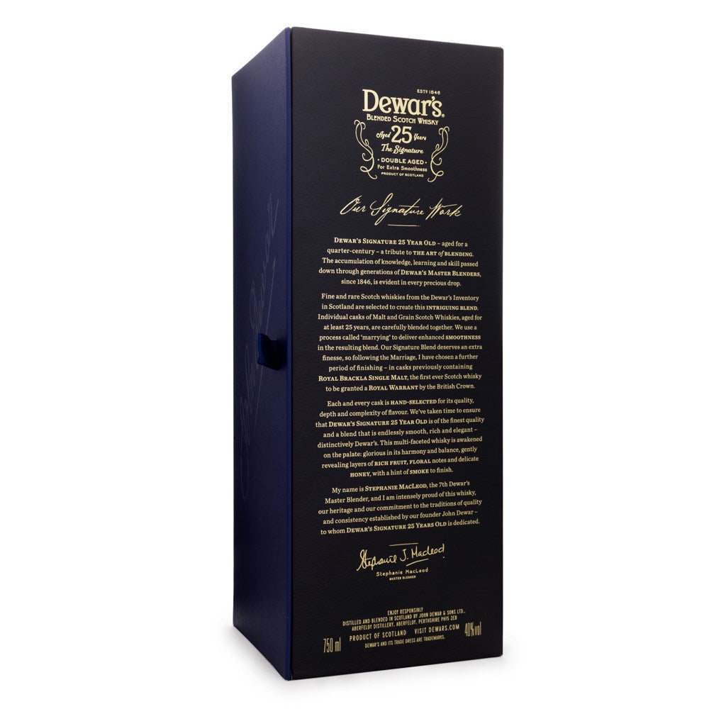 Dewar's 25 Anos Blended Scotch Whisky 750ml - Hollister