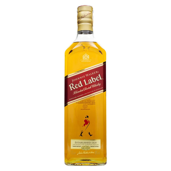 JOHNNIE WALKER RED LABEL BLENDED SCOTCH WHISKY 1L - Hollister