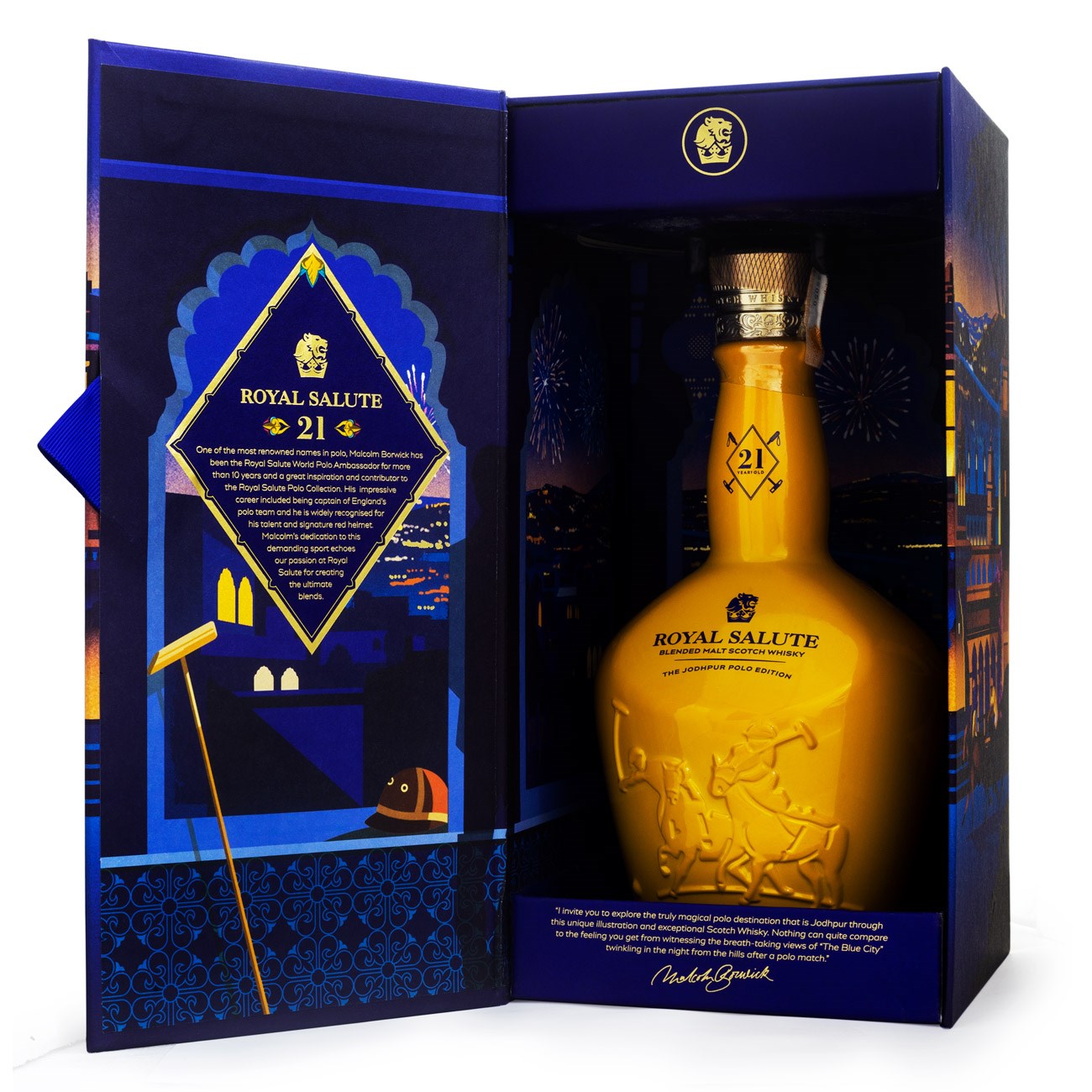 Royal Salute 21 Anos Jodhpur Polo Edition - Blended Malt Scotch Whisky 700ml - Hollister