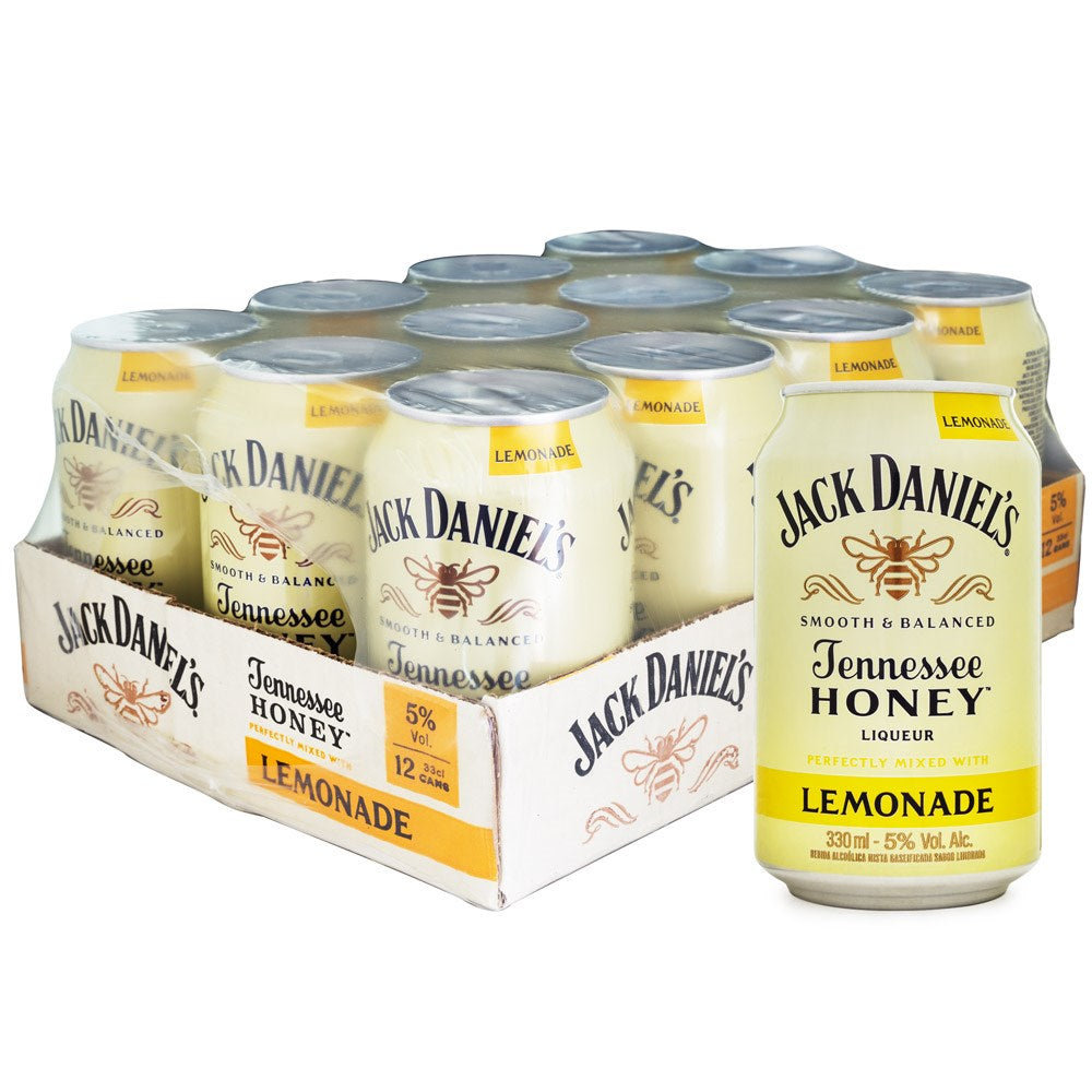 Pack 12un Jack Daniel's Honey Lemonade 330ml - Hollister