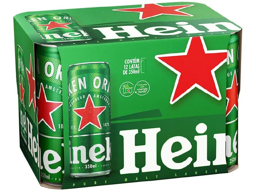 Cerveja Heineken Lata 12 Unidades 350ml